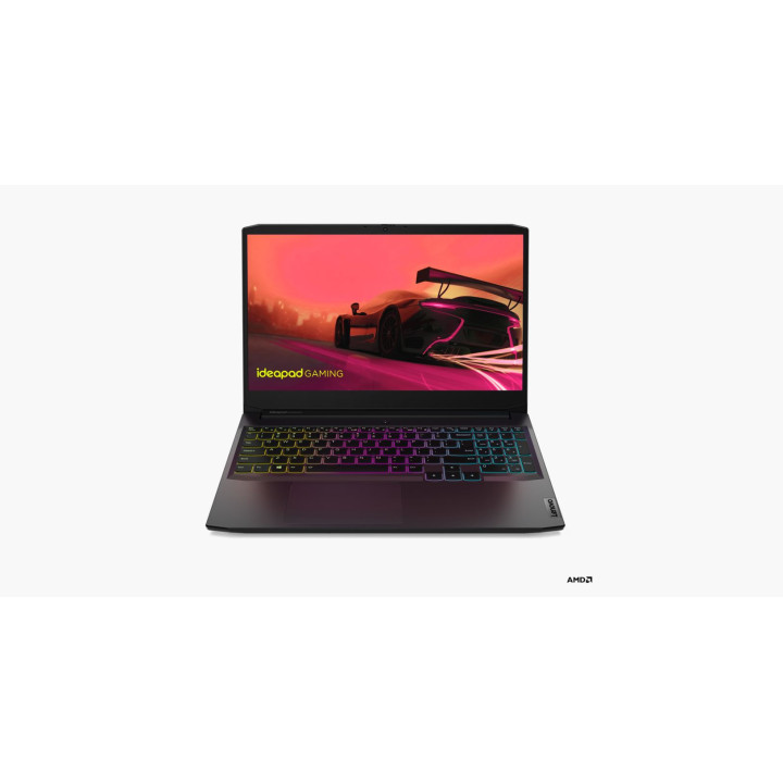 Лаптоп Lenovo IdeaPad GAMING 3, AMD Ryzen 5 5500H, 15.60", 16GB RAM, 512 GB SSD, NVIDIA GeForce RTX 2050 4GB GDDR6, Free DOS - 82K20284BM