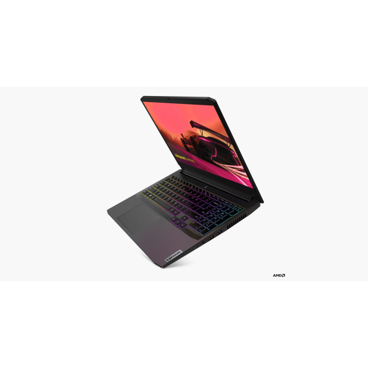 Лаптоп Lenovo IdeaPad GAMING 3, AMD Ryzen 5 5500H, 15.60", 16GB RAM, 512 GB SSD, NVIDIA GeForce RTX 2050 4GB GDDR6, Free DOS - 82K20284BM