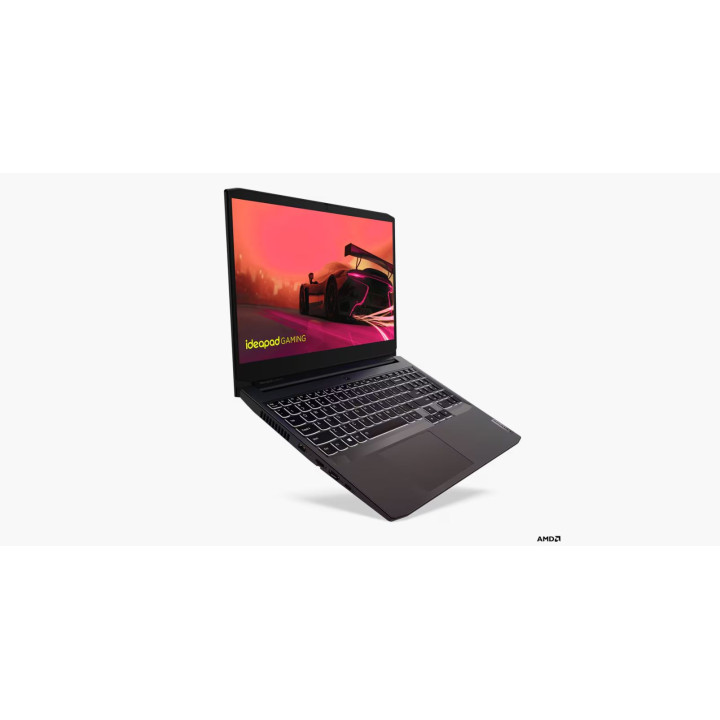 Лаптоп Lenovo IdeaPad GAMING 3, AMD Ryzen 5 5500H, 15.60", 16GB RAM, 512 GB SSD, NVIDIA GeForce RTX 2050 4GB GDDR6, Free DOS - 82K20284BM