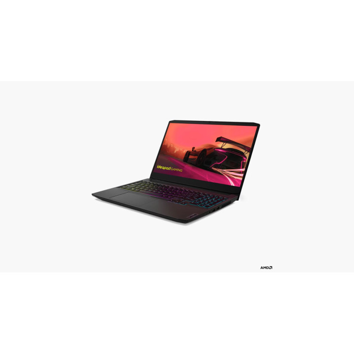 Лаптоп Lenovo IdeaPad GAMING 3, AMD Ryzen 5 5500H, 15.60", 16GB RAM, 512 GB SSD, NVIDIA GeForce RTX 2050 4GB GDDR6, Free DOS - 82K20284BM