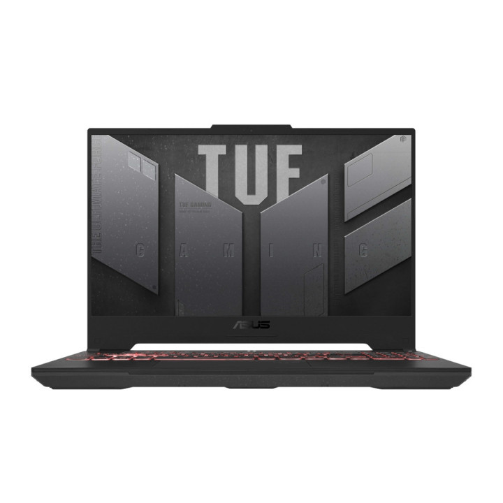 Лаптоп Asus TUF A15 FA507UV-LP014, AMD Ryzen 9 8940HS, 15.6" FHD AG 144Hz, RAM 16GB DDR5, 512GB SSD. RTX 4060 8GB GDDR6, Backlit Chiclet Keyboard 1-Zone RGB, No OS, Mecha Gray - 90NR0I25-M000M0