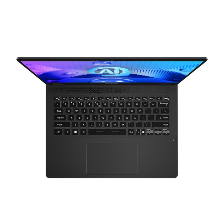 Лаптоп MSI Prestige 14 AI Studio C1UDXG, Intel Core Ultra 7 155H, 14" 16:10 FHD  (1920x1200), 144Hz, RAM 32GB DDR5, 1TB SSD, RTX 3050 6GB GDDR6, LAN, Win 11 Home, Single Backlit KBD (White) - 9S7-14N211-014