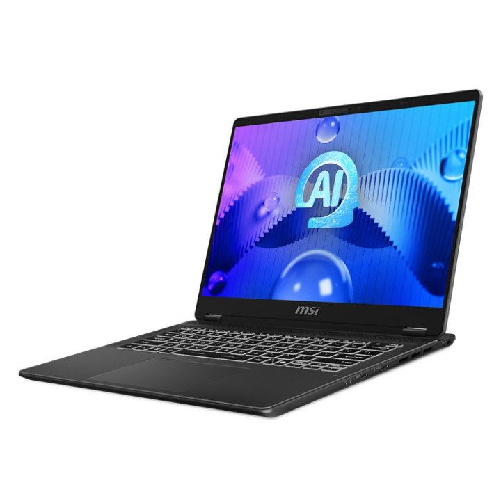 Лаптоп MSI Prestige 14 AI Studio C1UDXG, Intel Core Ultra 7 155H, 14" 16:10 FHD  (1920x1200), 144Hz, RAM 32GB DDR5, 1TB SSD, RTX 3050 6GB GDDR6, LAN, Win 11 Home, Single Backlit KBD (White) - 9S7-14N211-014