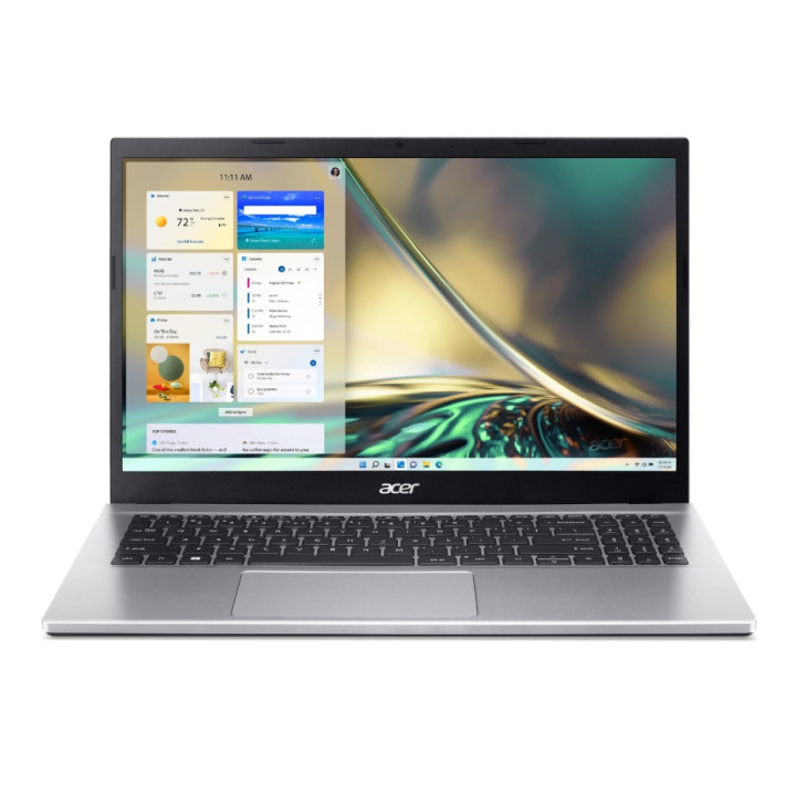 Лаптоп Acer Aspire 3 A315-59-53AA, Intel Core i5 1235U, 15.6" FHD IPS SlimBezel AG, RAM 16GB DDR4, 512GB SSD, Intel UMA Graphics, No OS, Silver - NX.K6TEX.012