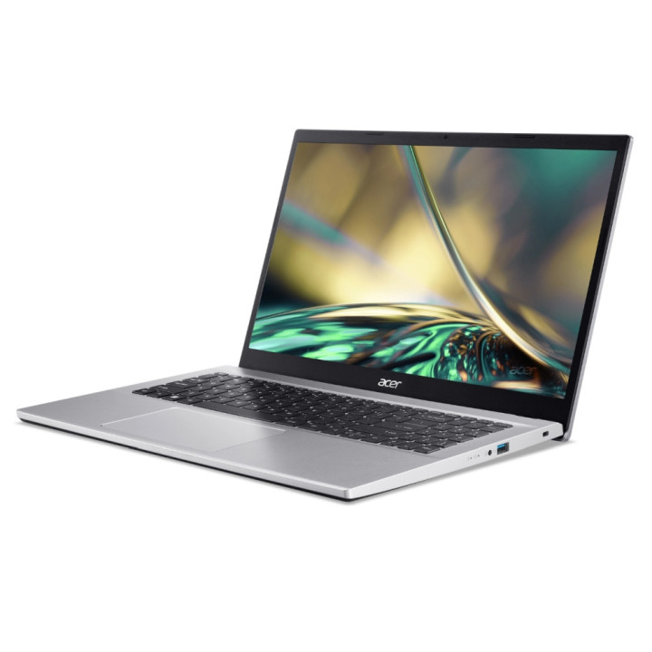 Лаптоп Acer Aspire 3 A315-59-53AA, Intel Core i5 1235U, 15.6" FHD IPS SlimBezel AG, RAM 16GB DDR4, 512GB SSD, Intel UMA Graphics, No OS, Silver - NX.K6TEX.012