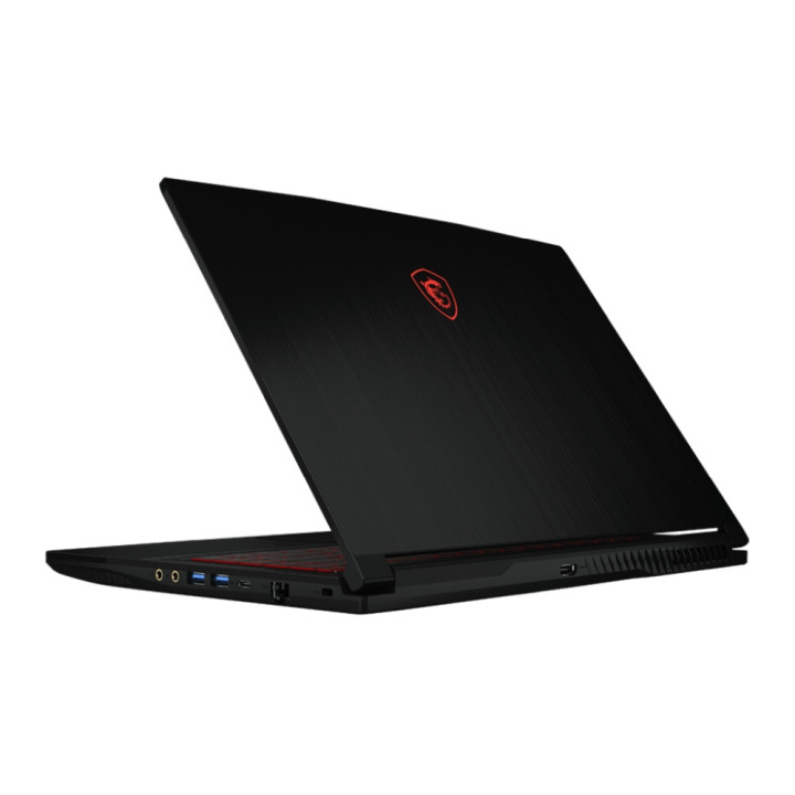 Лаптоп MSI Thin GF63 12UC, Intel i7-12650H, 15.6" FHD, 144Hz, IPS, RAM 8GB DDR4, 1TB SSD, RTX3050 4GB GDDR6, Red Backlit Gaming KBD, NO OS, Black - 9S7-16R821-1267