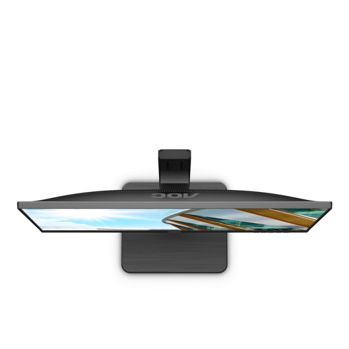 Монитор AOC Q24P2Q, 23.8" IPS WLED, 2560x1440 75Hz, 4ms GtG, 250cd m/2, 1000:1, DCR 50M:1, Low Blue Light, 2Wx2, Swivel, D-SUB, HDMI, DP, USB hub