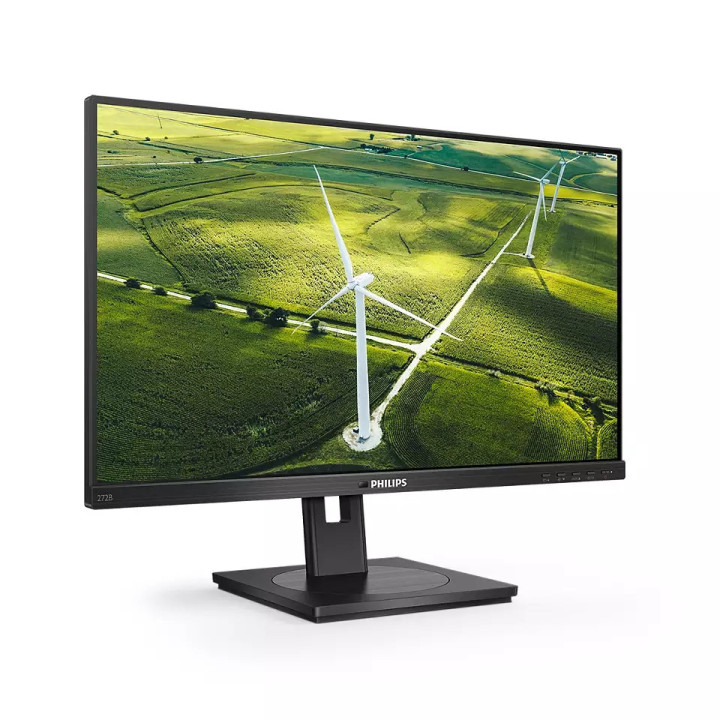 Монитор Philips 272B1G, 27" IPS WLED, 75Hz, 4ms GtG, 250 cd/m2, 1000:1, 50M:1 DCR, Adaptive Sync, Low Blue Mode, 2Wx2, Swivel, D-SUB, DVI, HDMI, DP, USB hub - 272B1G/00