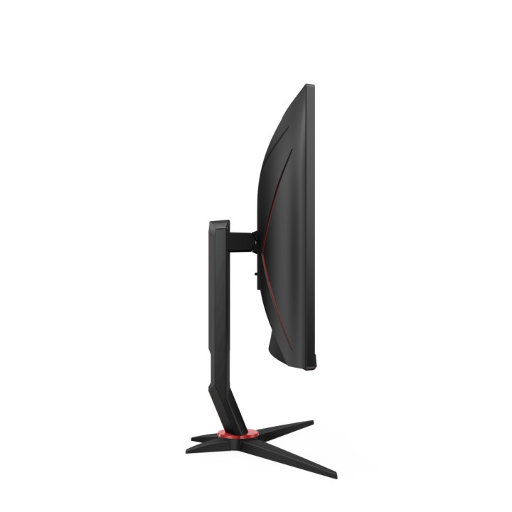Монитор AOC CQ27G2S/BK, 27" Curved 1500R VA WLED, 2560x1440 165Hz, 4ms GtG, 1ms MPRT, 250cd m/2, 3000:1, DCR 80M:1, Adaptive Sync, Low Blue Light, Swivel, HDMI, DP