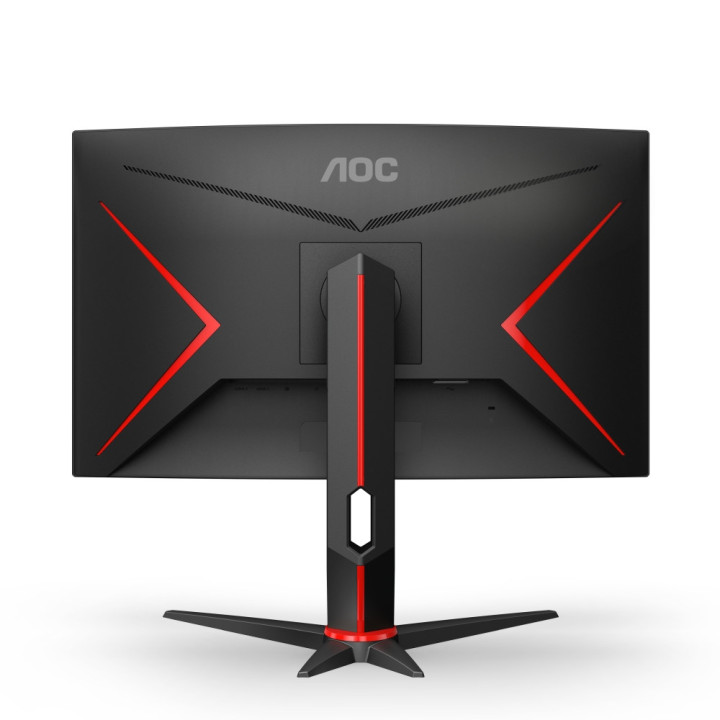 Монитор AOC CQ27G2S/BK, 27" Curved 1500R VA WLED, 2560x1440 165Hz, 4ms GtG, 1ms MPRT, 250cd m/2, 3000:1, DCR 80M:1, Adaptive Sync, Low Blue Light, Swivel, HDMI, DP