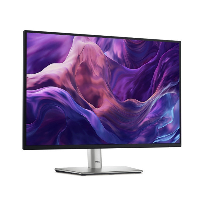 Монитор Dell P2425E, 24" WUXGA LED, IPS Anti-Glare, 5ms, 100Hz, 1500:1, 300 cd/m2, 1920x1200, 99% sRGB, USB-C, USB 3.2, HDMI, DP, VGA, RJ45, PD 90W, Height Adjustable, Swivel, Black