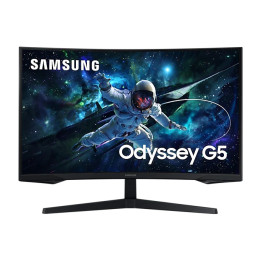 Монитор Samsung 27CG552 27" Odyssey G5 Curved VA, 2560x1440, 1ms, 165Hz, DP, HDMI, Black - LS27CG552EUXEN