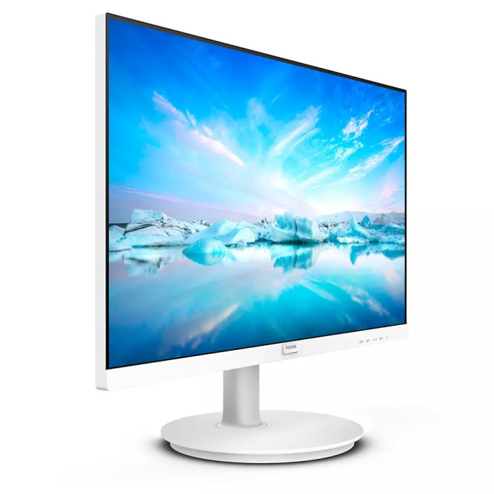 Монитор Philips 241V8AW, 23.8" IPS WLED, 75Hz, 4ms GtG, 250cd m/2, 1000:1, Mega Infinity DCR, Adaptive Sync, Low Blue Mode, 2Wx2, D-SUB, HDMI, White - 241V8AW/00
