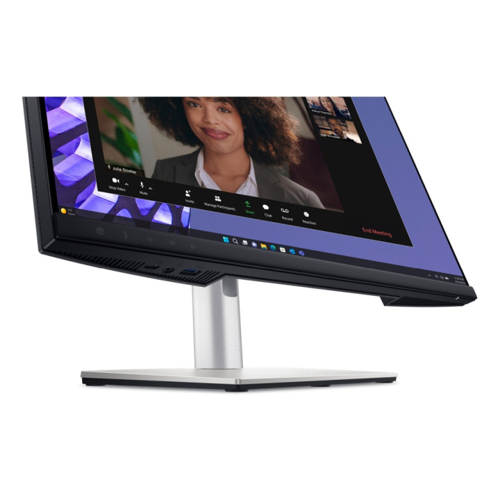 Монитор Dell P2424HEB, 23.8" Video Conferencing, FullHD AG, IPS, 16:9, 5ms, 250 cd/m2, 99% sRGB, HDMI, DP, USB-C, USB 3.2 hub, RJ45, 1x 4MP RGB   IR 2K camera, 2x digital mic, 2x 5W, Black