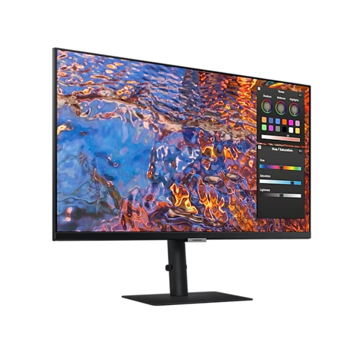 Монитор Samsung 27B800, 27" IPS LED, 60Hz, 5 ms GTG, 3840x2160, 300 cd/m2, PBP, PIP, USB-C 90W, USB 3.0, DP, HDMI, Black - LS27B800PXPXEN