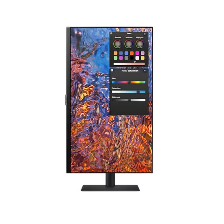 Монитор Samsung 27B800, 27" IPS LED, 60Hz, 5 ms GTG, 3840x2160, 300 cd/m2, PBP, PIP, USB-C 90W, USB 3.0, DP, HDMI, Black - LS27B800PXPXEN
