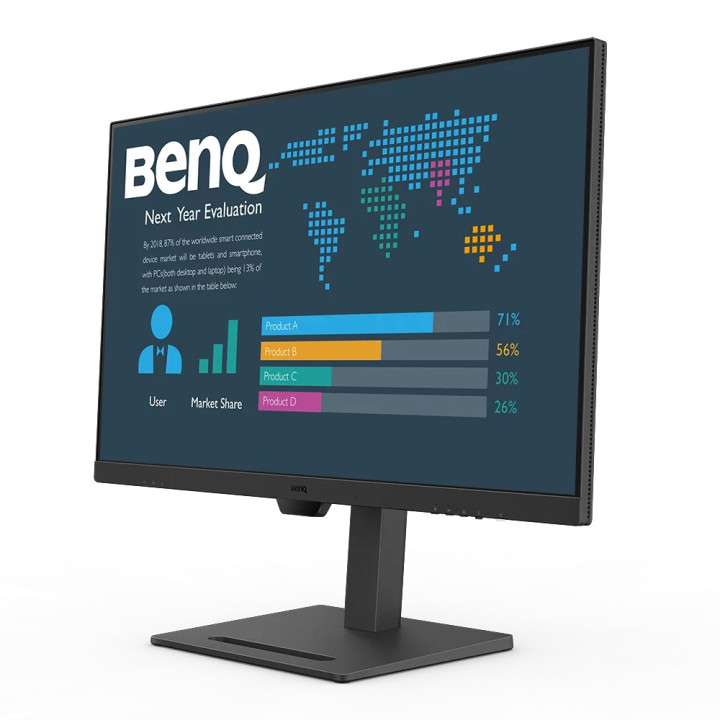 Монитор BenQ BL3290QT 32" IPS, 5ms, QHD 2560x1440, 75Hz, 99% sRGB, Eye-CareU, LBL, B.I. Gen2, ePaper, 20M:1 DCR, 8 bit, 350cd/m2, HDMI, DP, USB-C 60W, Daisy Chain, USB, 2Wx2,  Black - 9H.LLMLA.TPE