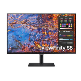 Монитор Samsung 32B800 32" IPS LED, 60Hz, 5 ms GTG, 3840x2160, 300 cd/m2, PBP, PIP, USB-C 90W, USB, DP, HDMI, Black - LS32B800PXPXEN