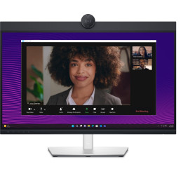 Монитор Dell P2724DEB, 27.0" Video Conferencing AG, IPS, 5ms, 1000:1, 350 cd/m2, QHD (2560x1440), 99% sRGB, Webcam, 2x5W, Microphone, USB-C, USB, HDMI, DP, RJ45, Black