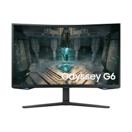 Монитор Samsung 32BG650 32" Odyssey G6 Smart, Curved 1000R, VA, 240Hz, 1 ms GTG, 2560x1440, Eye Saver, AMD FreeSync Premium Pro, DP, HDMI, USB, Wi-Fi, Bluetooth, Speakers, Black - LS32BG650EUXEN