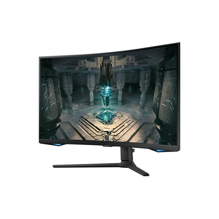 Монитор Samsung 32BG650 32" Odyssey G6 Smart, Curved 1000R, VA, 240Hz, 1 ms GTG, 2560x1440, Eye Saver, AMD FreeSync Premium Pro, DP, HDMI, USB, Wi-Fi, Bluetooth, Speakers, Black - LS32BG650EUXEN