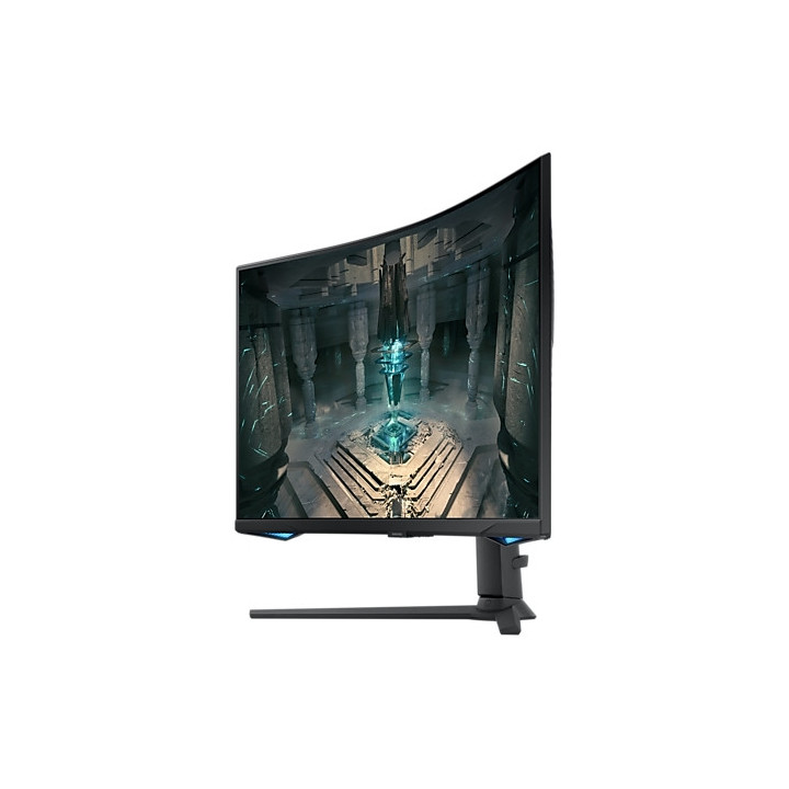 Монитор Samsung 32BG650 32" Odyssey G6 Smart, Curved 1000R, VA, 240Hz, 1 ms GTG, 2560x1440, Eye Saver, AMD FreeSync Premium Pro, DP, HDMI, USB, Wi-Fi, Bluetooth, Speakers, Black - LS32BG650EUXEN