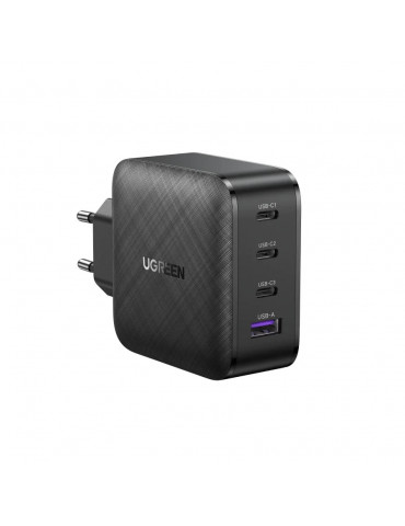 Универсално зарядно за стена Ugreen 65W GaN CD224, 1 x USB-A, 3 x Type-C - UGREEN-70774