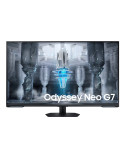 Монитор Samsung LS43CG700, 43" Odyssey Neo G7 GAMING, VA, 144Hz, Smart, 3840 x 2160, 400 cd/m2, DP , HDMI, USB Hub, Black/White - LS43CG700NUXEN