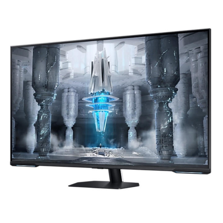 Монитор Samsung LS43CG700, 43" Odyssey Neo G7 GAMING, VA, 144Hz, Smart, 3840 x 2160, 400 cd/m2, DP , HDMI, USB Hub, Black/White - LS43CG700NUXEN