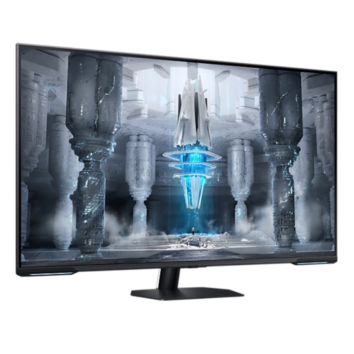 Монитор Samsung LS43CG700, 43" Odyssey Neo G7 GAMING, VA, 144Hz, Smart, 3840 x 2160, 400 cd/m2, DP , HDMI, USB Hub, Black/White - LS43CG700NUXEN