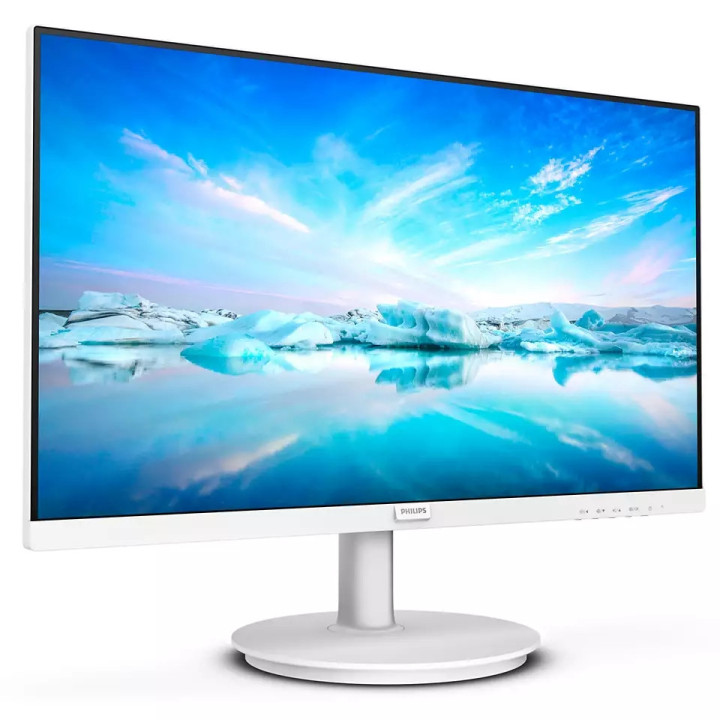 Монитор Philips 271V8AW, 27" IPS WLED, 75Hz, 4ms GtG, 250cd m/2, 1000:1, Mega Infinity DCR, Adaptive Sync, Low Blue Mode, 2Wx2, D-SUB, HDMI, White - 271V8AW/00