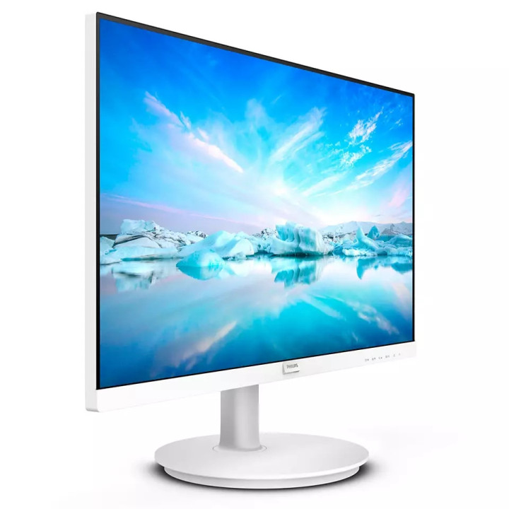 Монитор Philips 271V8AW, 27" IPS WLED, 75Hz, 4ms GtG, 250cd m/2, 1000:1, Mega Infinity DCR, Adaptive Sync, Low Blue Mode, 2Wx2, D-SUB, HDMI, White - 271V8AW/00