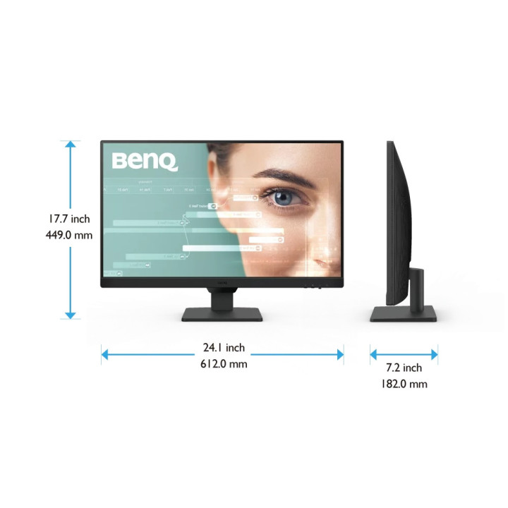 Монитор BenQ GW2790, 27" IPS, GtG 5ms, FHD, 100Hz, 99% sRGB, Eye Care Reminder, 1300:1, 20M:1 DCR, 8 bit, 250cd/m2, HDMI, DP, 2x2W, Headphone jack, Line In, Black - 9H.LLTLJ.LBE