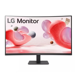 Монитор LG 32MR50C-B, 31.5" VA, Curved Display, 5ms (GtG at Faster), 100Hz, 3000:1, Dynamic Action Sync, 250 cd/m2, FullHD, sRGB 99%, AMD FreeSync, Flicker Safe, Reader Mode, D-Sub, HDMI, Headphone Out, Black