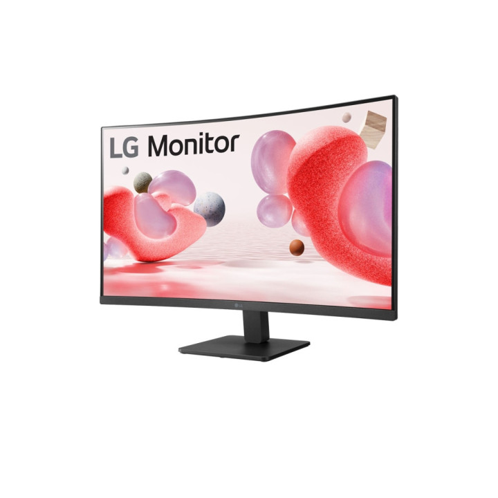 Монитор LG 32MR50C-B, 31.5" VA, Curved Display, 5ms (GtG at Faster), 100Hz, 3000:1, Dynamic Action Sync, 250 cd/m2, FullHD, sRGB 99%, AMD FreeSync, Flicker Safe, Reader Mode, D-Sub, HDMI, Headphone Out, Black