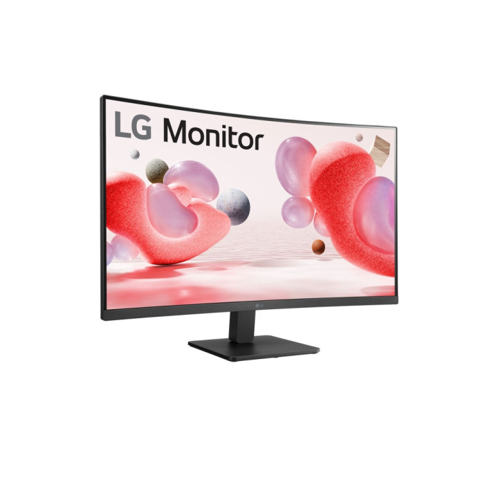 Монитор LG 32MR50C-B, 31.5" VA, Curved Display, 5ms (GtG at Faster), 100Hz, 3000:1, Dynamic Action Sync, 250 cd/m2, FullHD, sRGB 99%, AMD FreeSync, Flicker Safe, Reader Mode, D-Sub, HDMI, Headphone Out, Black