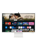 Монитор Samsung 32DM801 32" VA SMART 3840x2160, Bluetooth 4.2, WiFi 5, USB-C 65W, USB, HDMI , Speakers, White - LS32DM801UUXDU