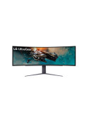 Монитор LG 49GR85DC-B, 49" Ultragear VA AG, 1ms, 32:9 Curved 1000R Gaming QHD (5120x1440), 240HZ, 450cd/m2, DCI-P3 95%, FreeSync, NVIDIA G-Sync, HDR 600 ,VRR, USB Type-C, HDMI, DP, Black