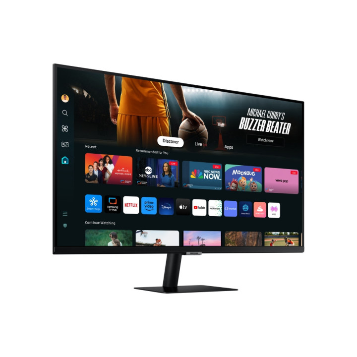 Монитор Samsung 32DM702 32" VA LED, SMART 3840x2160, USB, HDMI, USB-C, Wi-Fi 5, Bluetooth, Speakers, Black - LS32DM702UUXDU