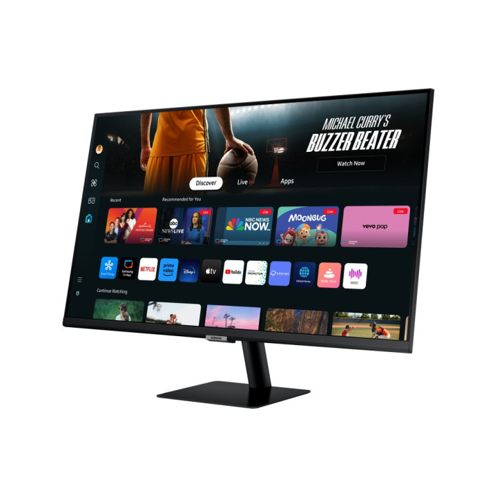 Монитор Samsung 32DM702 32" VA LED, SMART 3840x2160, USB, HDMI, USB-C, Wi-Fi 5, Bluetooth, Speakers, Black - LS32DM702UUXDU