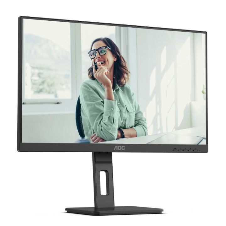 Монитор AOC 24P3CV, 23.8" IPS WLED, 75Hz, 4ms GtG, 300cd m/2, 1000:1, 50M:1 DCR, Adaptive Sync, Low Blue Light, 2Wx2, Swivel, HDMI, DP, USB