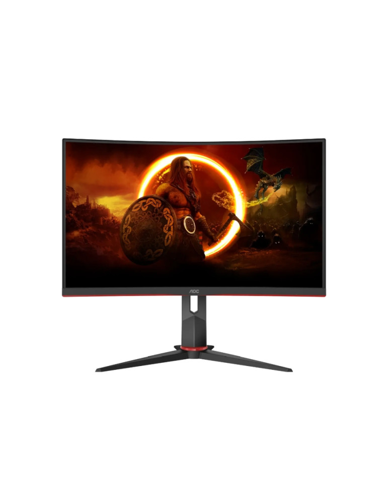Монитор AOC C27G2Z3/BK, 27" Curved 1500R VA WLED, 280Hz, 1ms GtG, 0.5MPRT, 300cd m/2, 4000:1, 80M:1 DCR, Adaptive Sync, Blue Light tech. Soft., Swivel, HDMI, DP