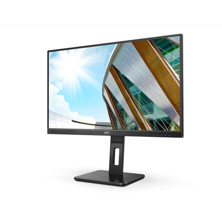 Монитор AOC 27P2Q, 27" IPS WLED, 75Hz, 4ms GtG, 300cd m/2, 1000:1, 50M:1 DCR, Adaptive Sync, Low Blue Light, 2Wx2, Swivel, D-SUB, DVI, HDMI, DP, USB