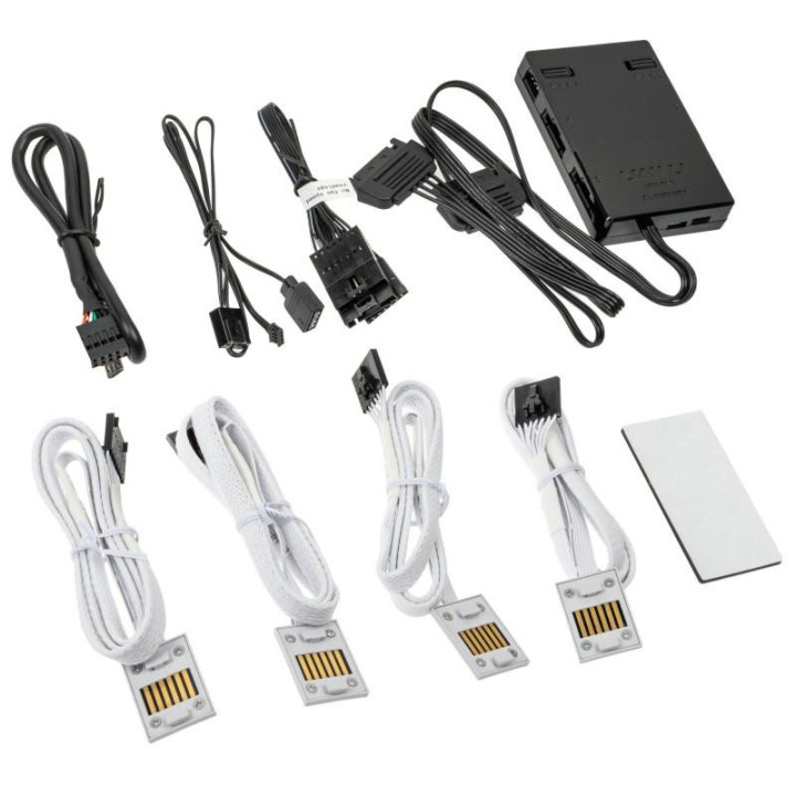 Контролер Lian Li UNI HUB SL-NF Controller, L-Connect 3, бял - LULI-084