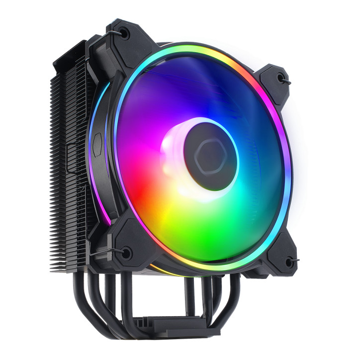 Охладител за процесор Cooler Master Hyper 212 HALO Black Edition, AMD/INTEL - RR-S4KK-20PA-R1