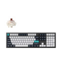 Безжична геймърска механичка клавиатура Keychron Q6 MAX Gateron Jupiter Brown Switch, Carbon Black - Q6M-M3