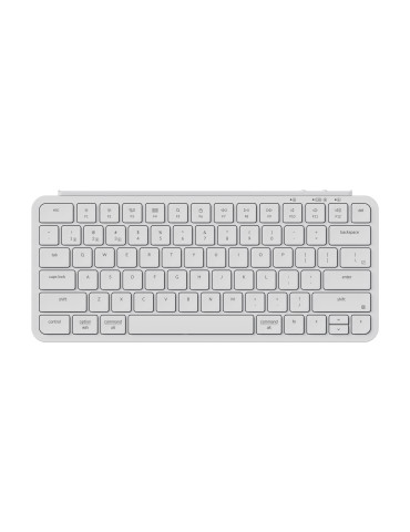 Безжична геймърска механичка клавиатура Keychron B1 Pro Ultra-Slim, Ivory White - B1P-K8