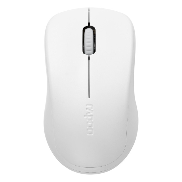 Безжична мишка RAPOO 1680, Тиха, 2.4Ghz, бял - RAPOO-14370