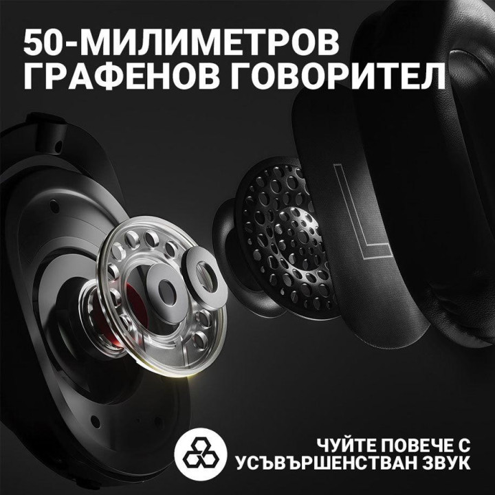 Геймърски слушалки Безжични Геймърски слушалки Logitech PRO X 2 LIGHTSPEED  - 981-001269