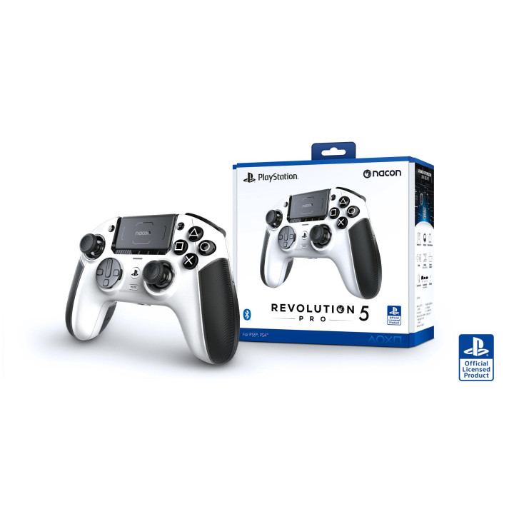 Безжичен контролер Nacon Revolution 5 Pro - White - PS5RP5WUK